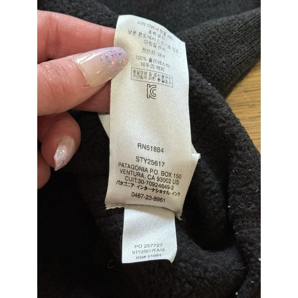 Patagonia Jacket Women Size S Black Better Sweater Fleece Jumper Outdoors Preppy